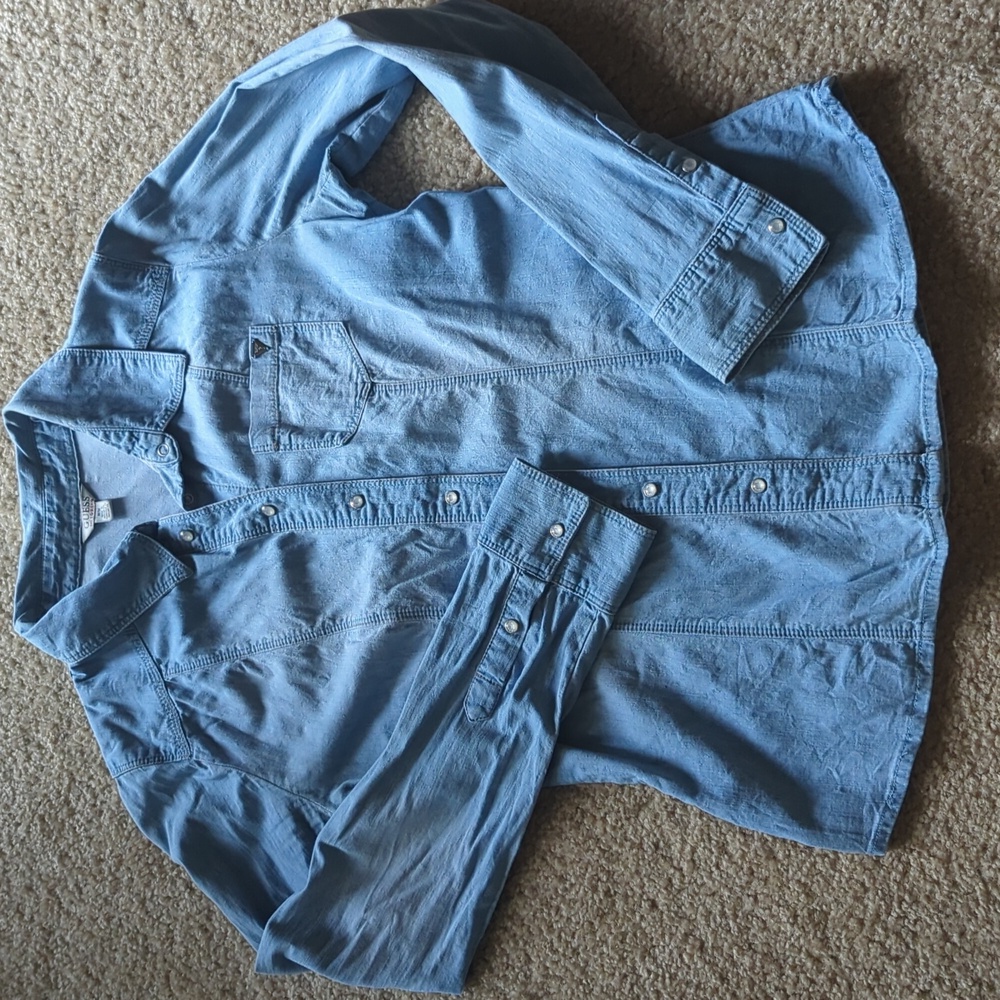 GUESS Denim Button Down